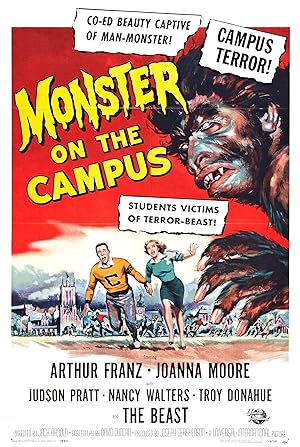 Cover image of the movie Monster on the Campus (1958)