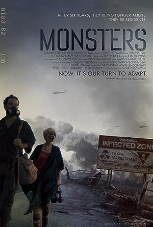 Cover image of the movie Monsters (2010)