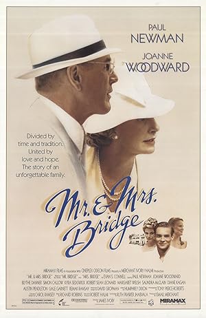 Cover image of the movie Mr. & Mrs. Bridge (1990)