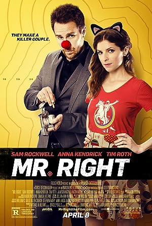 Cover image of the movie Mr. Right (2015)