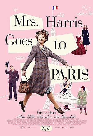 Cover image of the movie Mrs. Harris Goes to Paris (2022)