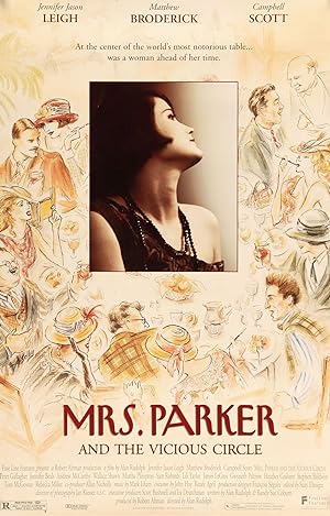 Cover image of the movie Mrs. Parker and the Vicious Circle (1994)