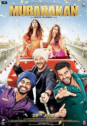 Cover image of the movie Mubarakan (2017)