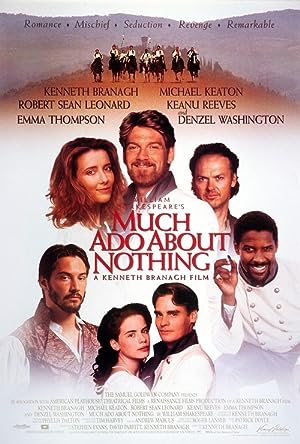 Cover image of the movie Much Ado About Nothing (1993)