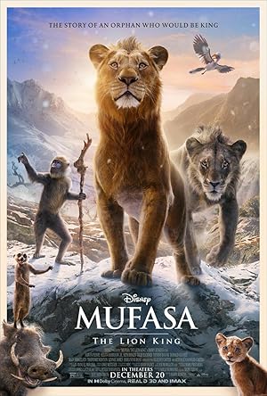 Cover image of the movie Mufasa: The Lion King (2024)