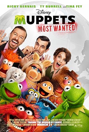 Cover image of the movie Muppets Most Wanted (2014)