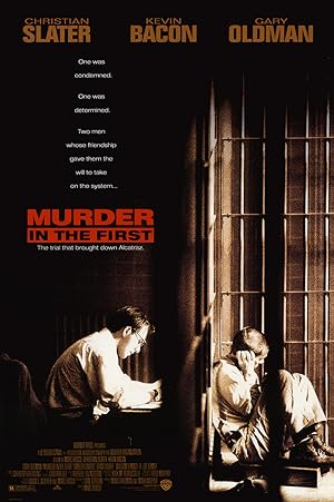 Cover image of the movie Murder in the First (1995)
