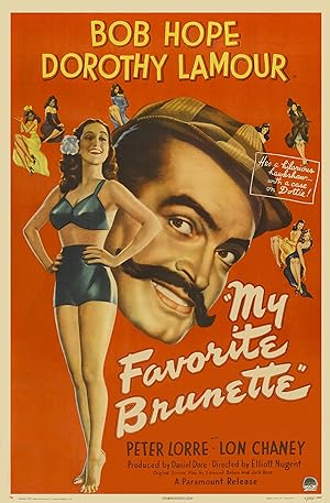 Cover image of the movie My Favorite Brunette (1947)