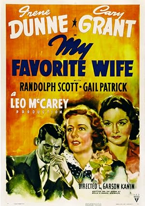 Cover image of the movie My Favorite Wife (1940)