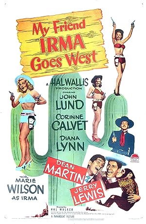 Cover image of the movie My Friend Irma Goes West (1950)