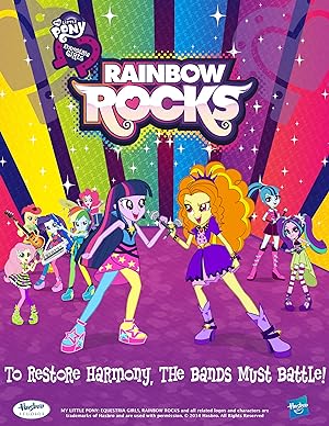 Cover image of the movie My Little Pony: Equestria Girls - Rainbow Rocks Animated (2014)