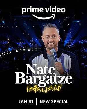 Cover image of the movie Nate Bargatze: Hello World (2023)