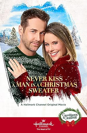 Cover image of the movie Never Kiss a Man in a Christmas Sweater (2020)
