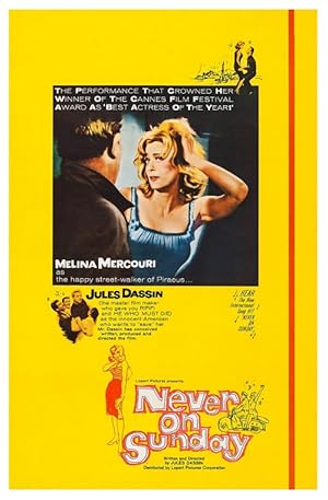 Cover image of the movie Never on Sunday (1960)