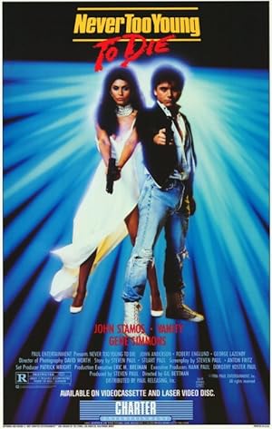 Cover image of the movie Never Too Young to Die (1986)