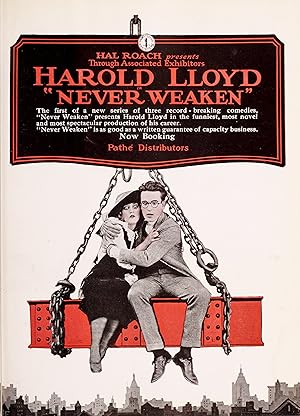 Cover image of the movie Never Weaken (1921)