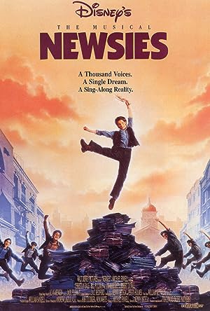 Cover image of the movie Newsies (1992)