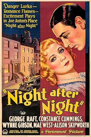 Cover image of the movie Night After Night (1932)