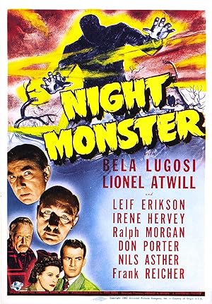Cover image of the movie Night Monster (1942)