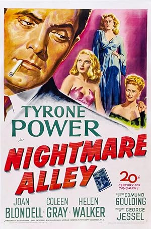 Cover image of the movie Nightmare Alley (1947)
