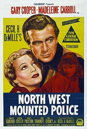 Cover image of the movie North West Mounted Police (1940)