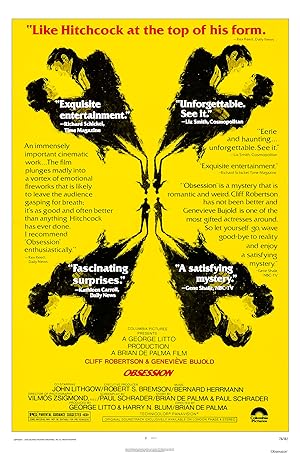 Cover image of the movie Obsession (1976)