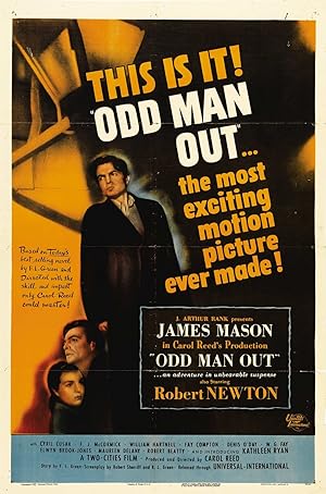 Cover image of the movie Odd Man Out (1947)