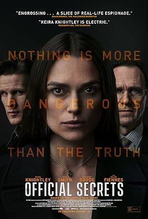 Cover image of the movie Official Secrets (2019)