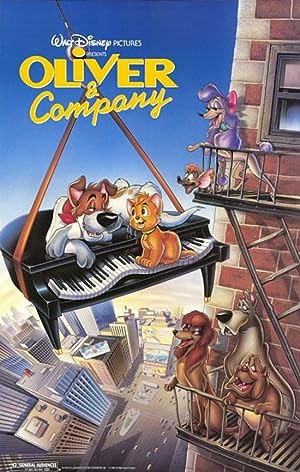 Cover image of the movie Oliver & Company (1988)