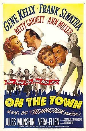 Cover image of the movie On the Town (1949)