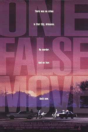 Cover image of the movie One False Move (1992)