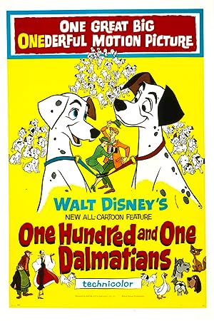 Cover image of the movie One Hundred and One Dalmatians (1961)