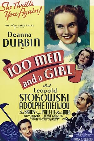 Cover image of the movie One Hundred Men and a Girl (1937)