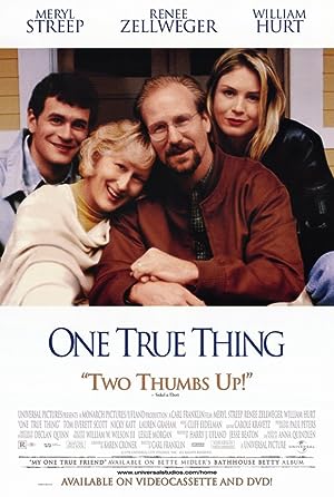 Cover image of the movie One True Thing (1998)