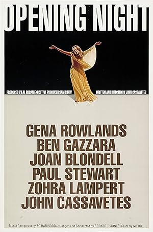 Cover image of the movie Opening Night (1977)