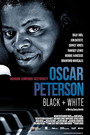 Cover image of the movie Oscar Peterson: Black + White (2020)