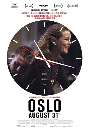 Cover image of the movie Oslo, August 31st (2011)