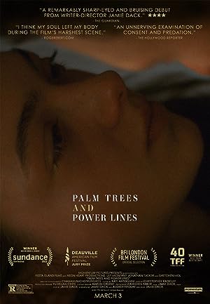 Cover image of the movie Palm Trees and Power Lines (2022)