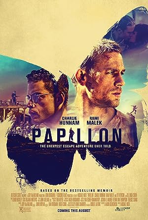 Cover image of the movie Papillon (2017)