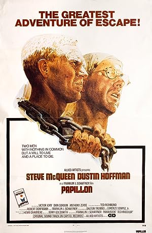 Cover image of the movie Papillon (1973)