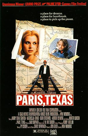 Cover image of the movie Paris, Texas (1984)