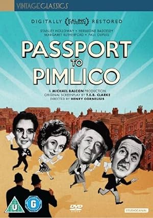 Cover image of the movie Passport to Pimlico (1949)