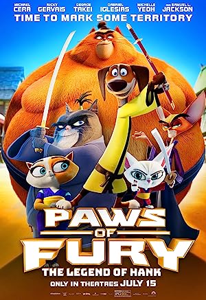 Cover image of the movie Paws of Fury: The Legend of Hank (2022)