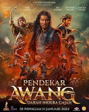 Cover image of the movie Pendekar Awang: Darah Indera Gajah (2024)