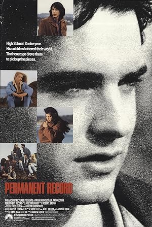 Cover image of the movie Permanent Record (1988)