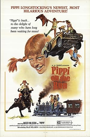 Cover image of the movie Pippi on the Run (1970)
