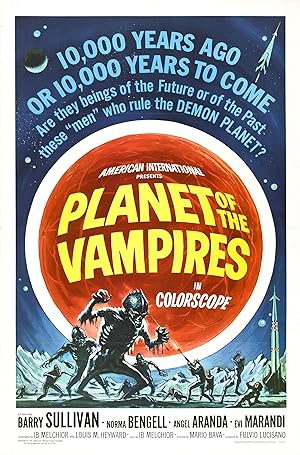 Cover image of the movie Planet of the Vampires (1965)