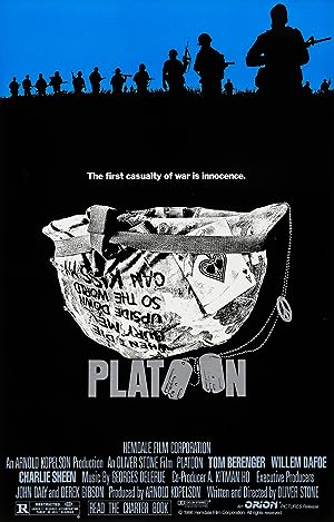 Cover image of the movie Platoon (1986)