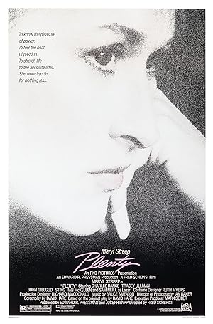 Cover image of the movie Plenty (1985)