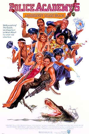 Cover image of the movie Police Academy 5: Assignment: Miami Beach (1988)